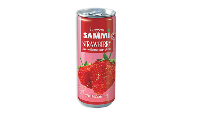 Strawberry Juice with strawberry pieces