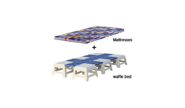 Waffle Bed